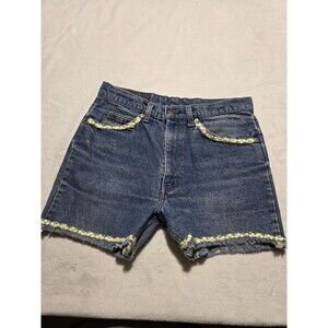 Vintage Orange Tag Levi's Strauss Cut-Off Womens Size 31 Blue Denim Light Wash